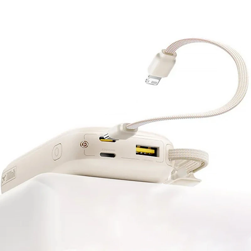 Портативний ЗП Power Bank Baseus EnerFill FC21 Qpow 3 Ultra 22.5W 10000 mAh (E0027L01) – White. Фото 2 з 3