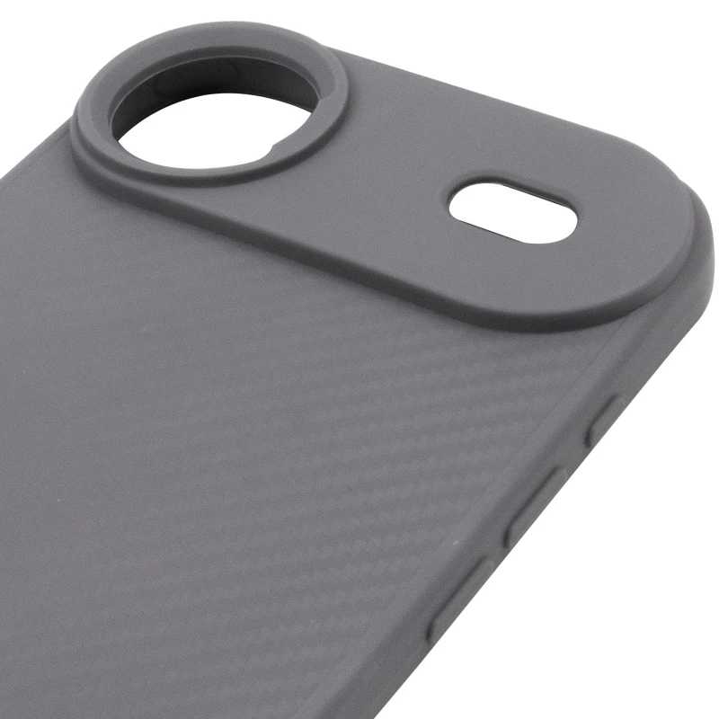 TPU чохол Carbon Protective with Magsafe для Apple iPhone 17 Air (6.5") – Grey. Фото 5 з 6
