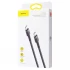 Дата кабель Baseus Cafule Type-C to Type-C Cable PD 2.0 60W (2m) – Черный / Серый. Фото 5 из 5