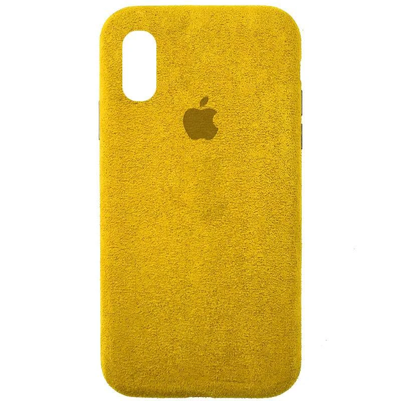 

Чохол ALCANTARA на Apple iPhone XS (5.8") (Жовтий)