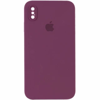 Чохол Silicone Case Square з захистом камери на Apple iPhone XS (5.8") фото 1 з 3