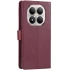 Кожаный чехол-книжка Essential Case для Xiaomi Redmi Note 15 Pro 4G – Wine Red. Фото 3 из 7