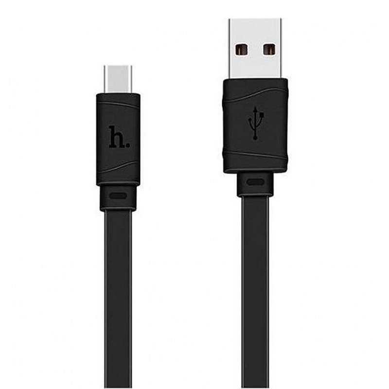 

Дата кабель Hoco X5 Bamboo USB to Type-C (100см) (Черный), Чорний