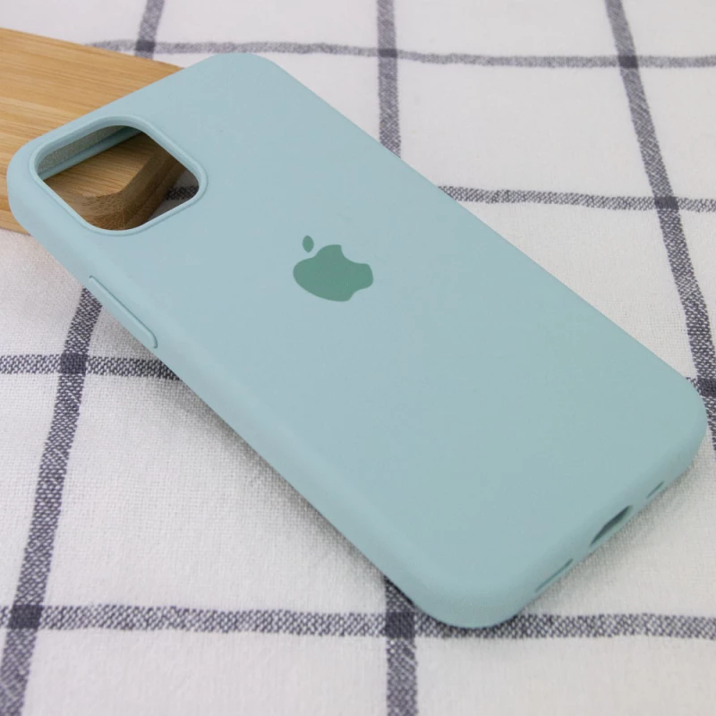 Чохол Silicone Case з закритим низом на Apple iPhone 15 (6.1") – Бірюзовий / Turquoise. Фото 2 з 3