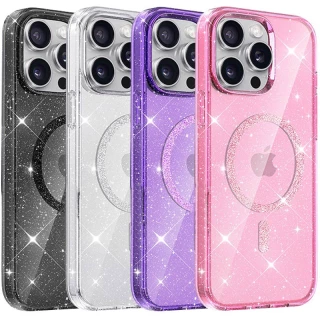 Чехол с блестками и MagFit для Apple iPhone 12 Pro (6.1") фото 1 Чехол с блестками и MagFit для Apple iPhone 12 Pro (6.1") фото 1 из 1