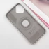 Чохол PC+Leather SGP with MagSafe для Apple iPhone 16 – Grey. Фото 4 з 8