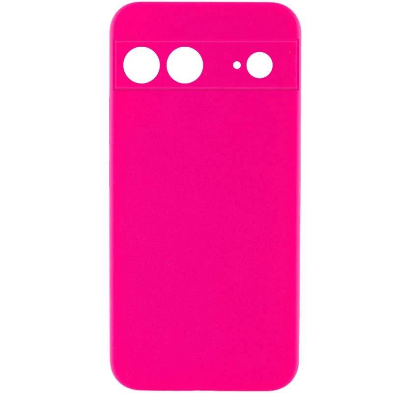 Чехол Silicone Case Lakshmi Premium з закритою камерою на Google Pixel 8 – Розовый / Barbie pink. Фото 1 из 3