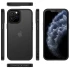TPU+PC с металлическими кнопками для Apple iPhone 12 (6.1") – Черный. Фото 2 из 6