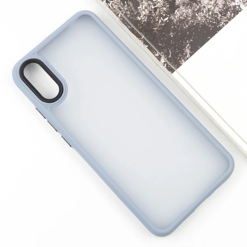 Чехол TPU+PC Lyon Frosted на Oppo A60 – Sierra Blue. Фото 2 из 6