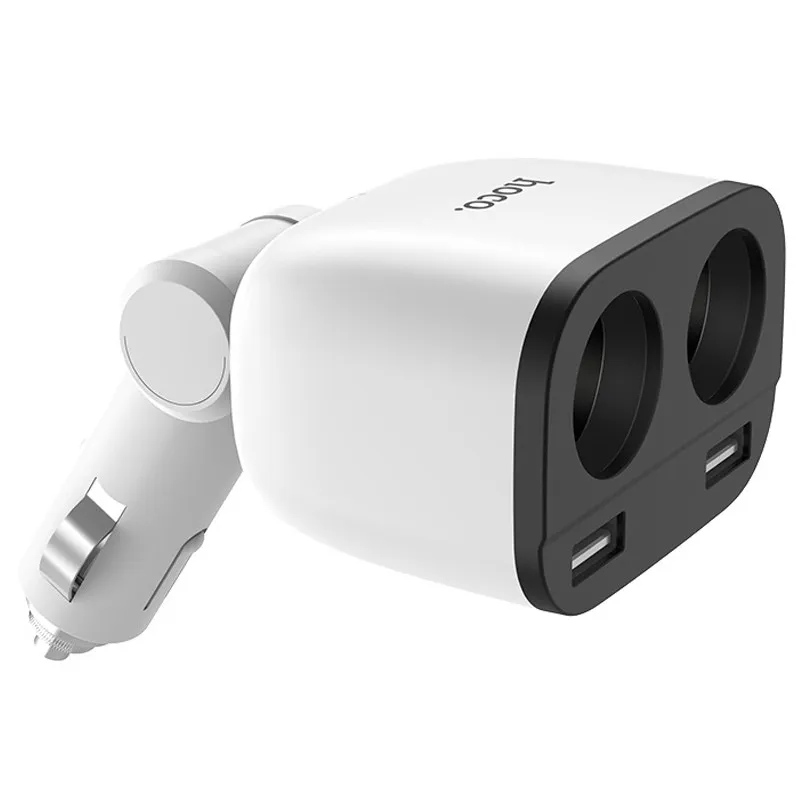 АЗУ Hoco Z28 (2 разъема/2USB/3.1A) – Белый. Фото 2 из 8