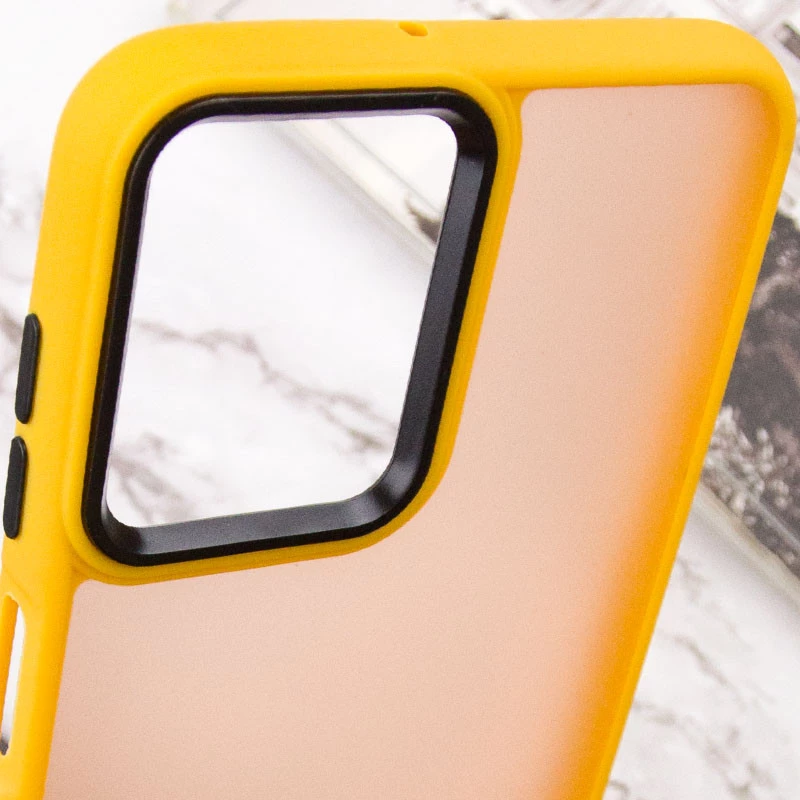 Чохол TPU+PC Lyon Frosted на Motorola Moto G14 – Orange. Фото 5 з 6