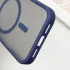 TPU+PC чохол Metal Buttons with Magnetic Fit для Apple iPhone 16 Pro – Синій / Navy Blue. Фото 9 з 9
