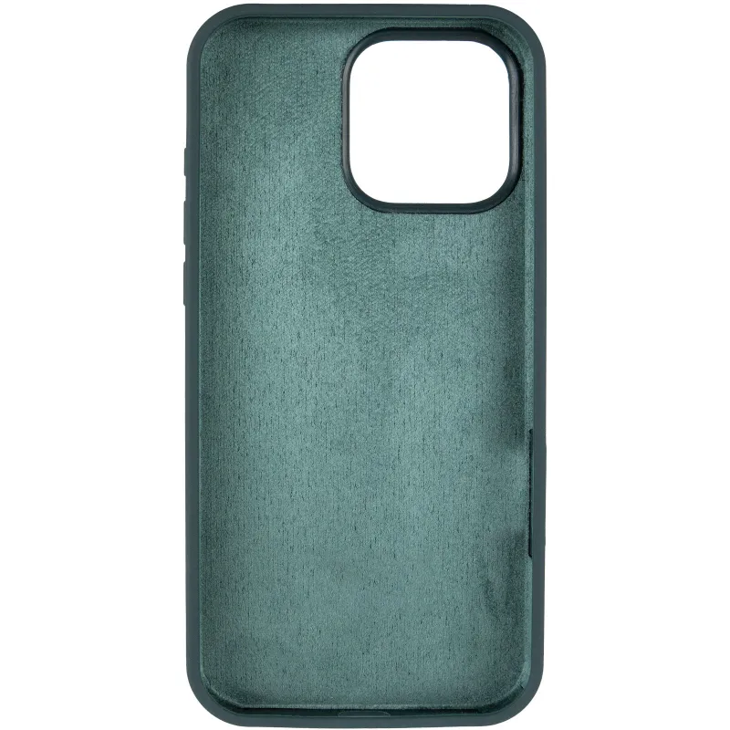 Чехол Silk Full Protective (AA) NO LOGO для Apple iPhone 16 Pro Max – Зеленый / Forest green. Фото 5 из 7