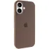 Чехол Silicone Case с закрытым низом для Apple iPhone 17 (6.3") – Коричневый / Brown. Фото 2 из 6