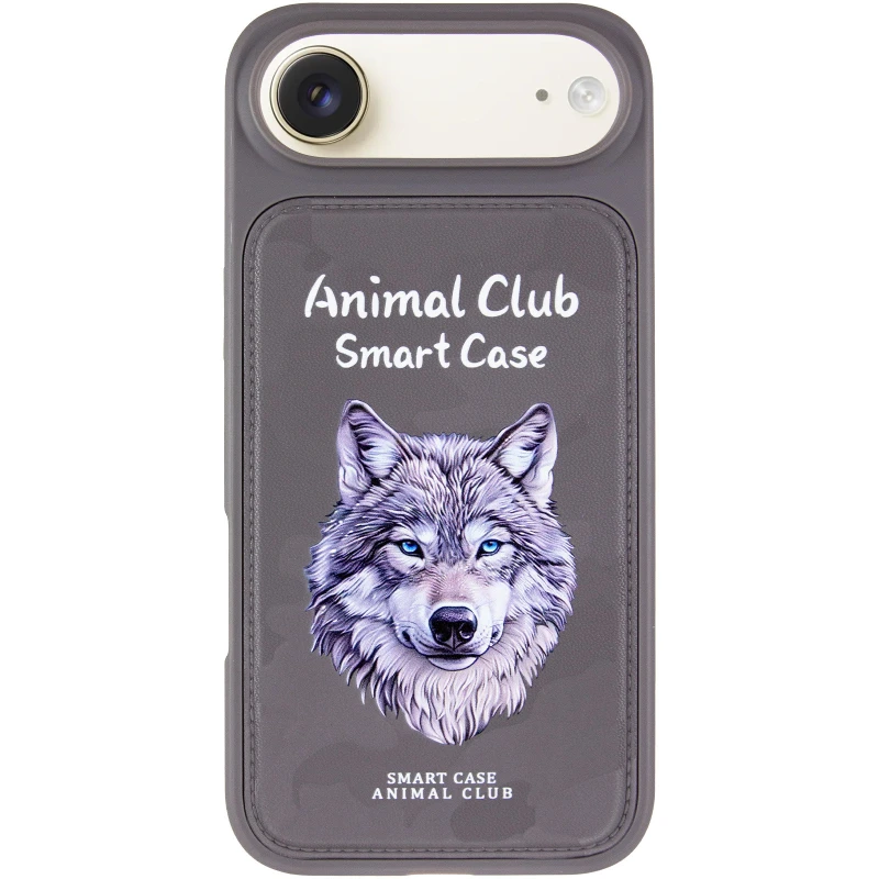TPU+PC чохол Animal Club для Apple iPhone 17 Air (6.5") – Titanium Gray. Фото 3 з 6