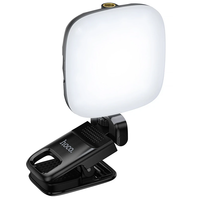 Портативна лампа для селфі Hoco K29 Beauty Selfie Light 300 mAh – Black. Фото 7 з 7