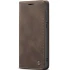 Шкіряний чохол-книжка CaseMe Velvet Nubuck для Xiaomi Redmi Note 15 Pro+ 5G – Coffee. Фото 1 з 4