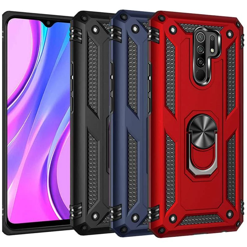 

Протиударний чохол Serge Ring з кільцем на Xiaomi Redmi 9