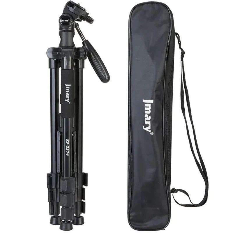 Штатив Jmary KP-2274 для зйомки 41-167см + чохол – Black. Фото 2 з 6