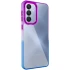 Силиконовый чехол фреш для Samsung Galaxy A35 – Синий / Фиолетовый. Фото 2 из 5