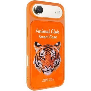 TPU+PC чохол Animal Club для Apple iPhone 17 Air (6.5") — Hermes Orange