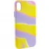 Чехол Акварель Silicone Case для Apple iPhone XR (6.1") – Сиренево-желтый. Фото 3 из 7