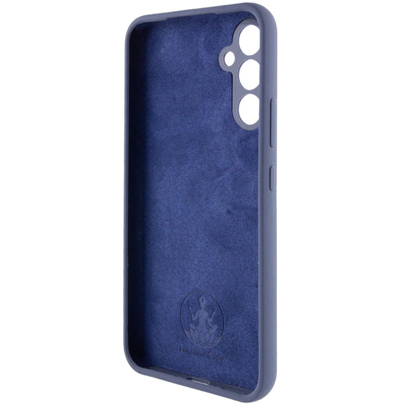Чехол Silicone Case Lakshmi Premium з закритою камерою на Samsung Galaxy A34 5G – Темно-синий / Midnight blue. Фото 8 из 10