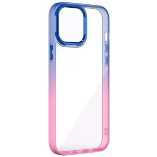 Силиконовый чехол фреш для Xiaomi Redmi Note 11 Pro 4G/5G — Синий / Розовый