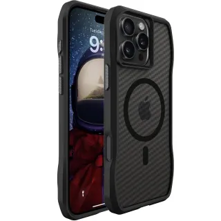 Чохол TPU Space Octagon with Magnetic Fit для Apple iPhone 16 Pro Max — Carbon Black