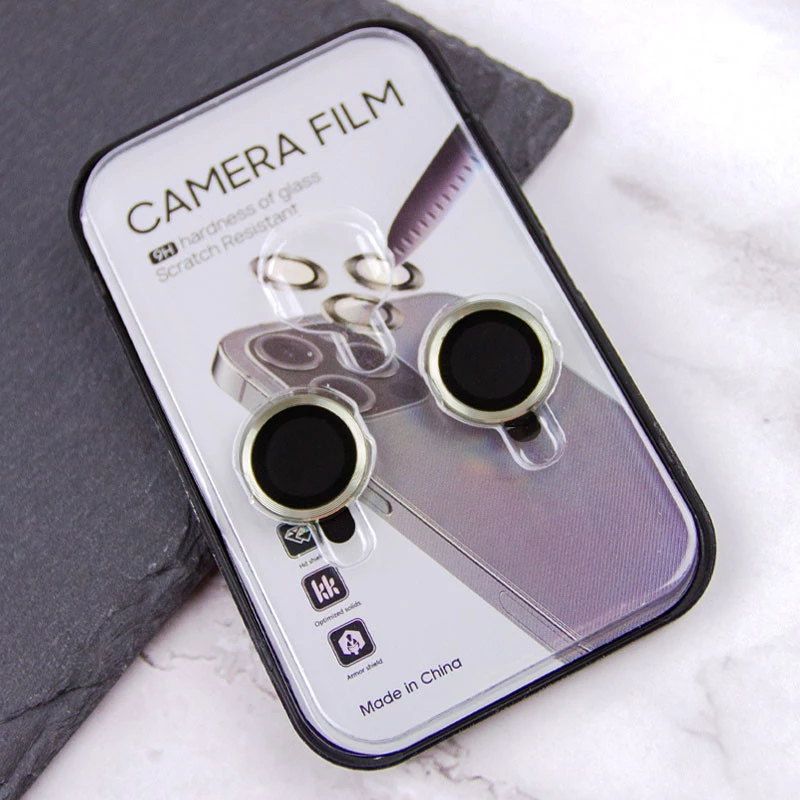 Металеве захисне скло на камеру на Apple iPhone 15 Plus (6.7") – Зелений / Light green. Фото 9 з 9