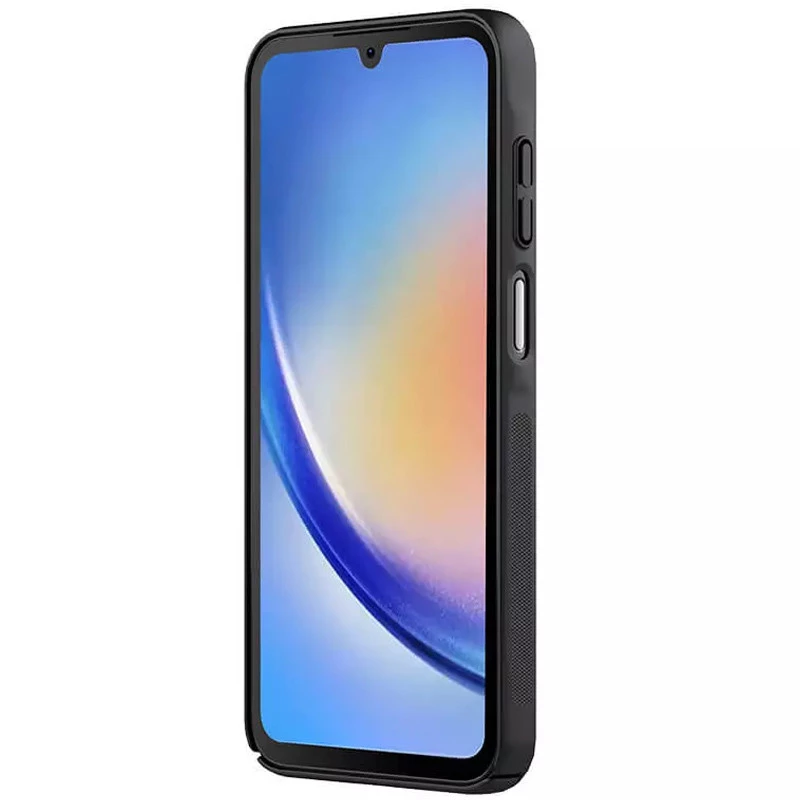 Карбована накладка Nillkin зі шторкою для камери на Samsung Galaxy A15 4G/5G – Чорний / Black. Фото 5 з 6