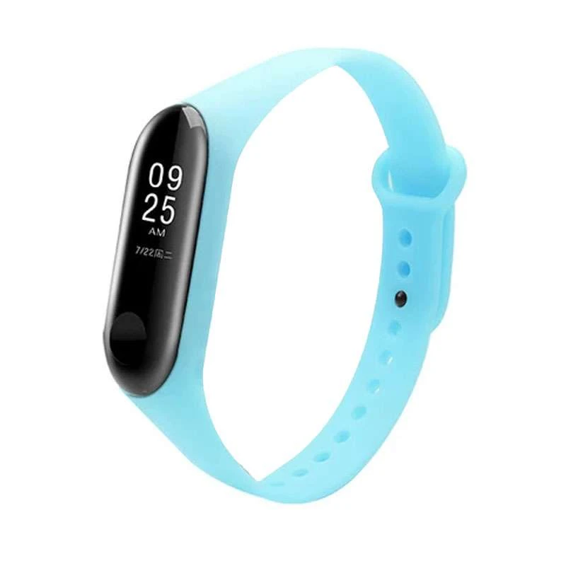 

Силиконовый ремешок Neon для Xiaomi Mi Band 6 (Голубой), Блакитний