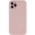 Чехол с защитой камеры Silicone Case для Apple iPhone 12 Pro Max (6.7") – Розовый / Pink Sand. Фото 1 из 2
