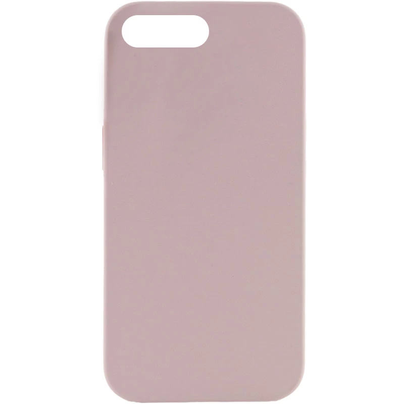 Чехол с закрытым низом Silicone Case для Apple iPhone 7 plus / 8 plus – Серый / Lavender. Фото 1 из 2