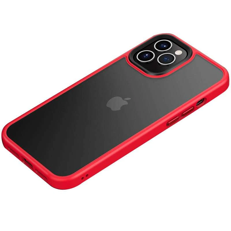TPU+PC з металевими кнопками на Apple iPhone 11 Pro (5.8") – Червоний / Red. Фото 1 з 2
