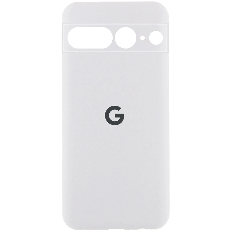 Чехол Silicone Case Lakshmi Premium L с закрытой камерой для Google Pixel 9a – Белый / White. Фото 1 из 1