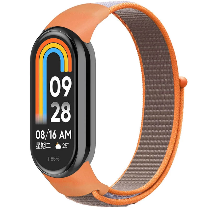 Ремешок Nylon New для Xiaomi Mi Band 8/9/10 – Orange. Фото 1 из 1
