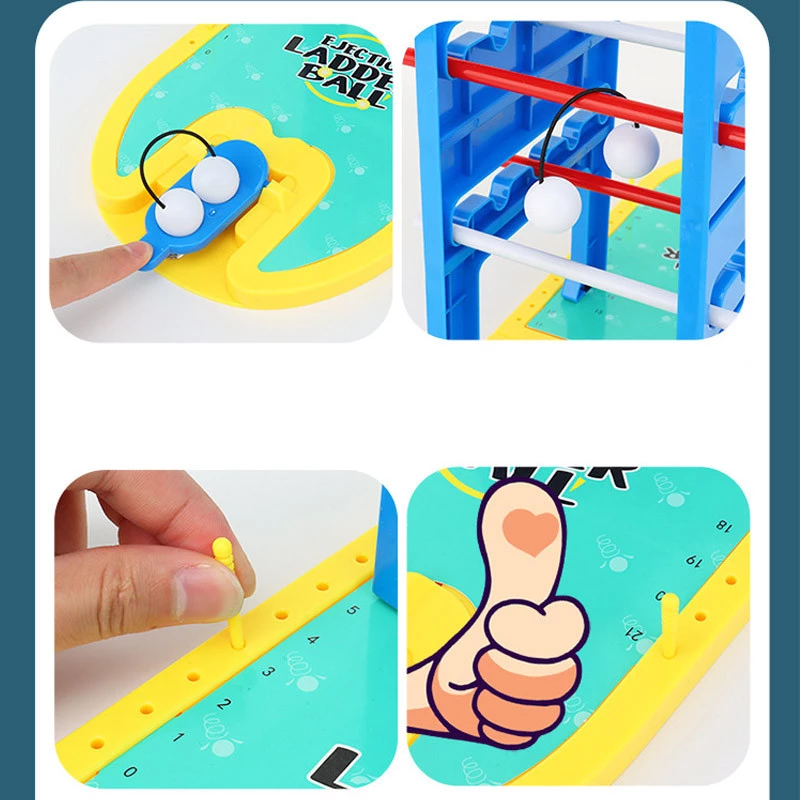 Настільна інтерактивна гра Ummi 22022 Ejection Ladder Ball – Blue / Yellow. Фото 4 з 4