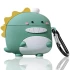 Силіконовий футляр Cartoons&Heroes для навушників AirPods 3 + карабін – Дракон зелений. Фото 1 з 4