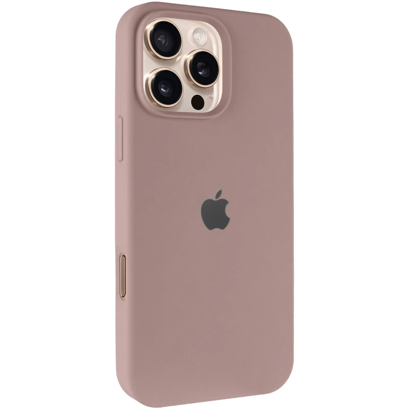 Чохол Silicone Case з закритим низом на Apple iPhone 16 Pro Max – Сірий / Lavender. Фото 1 з 15