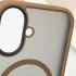 TPU+PC чехол Metal Buttons with Magnetic Fit для Apple iPhone 16 – Золотой / Gold. Фото 5 из 5