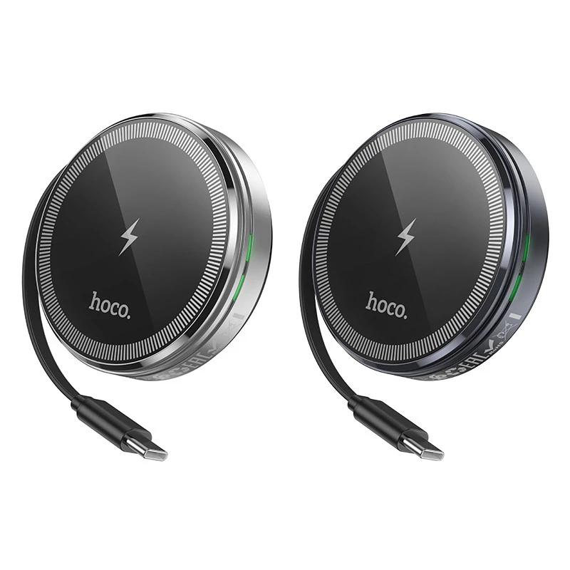 БЗУ Hoco CQ18 Flash 2in1 Magnetic + iWatch (with retractable cable Type-C) фото 1 из 1