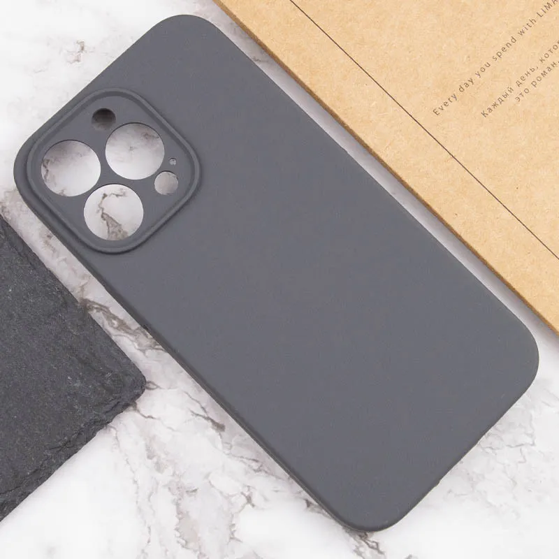 Чехол Silk Full Protective (AA) NO LOGO для Apple iPhone 16 Pro – Серый / Dark Gray. Фото 15 из 19