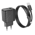 МЗП Hoco CS21A Rich QC3.0 18W (1USB-A) + кабель USB to MicroUSB – Black. Фото 7 з 7