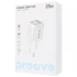 МЗП Proove Pocket GaN Plus 25W (1USB-A/1C) – White. Фото 4 з 4