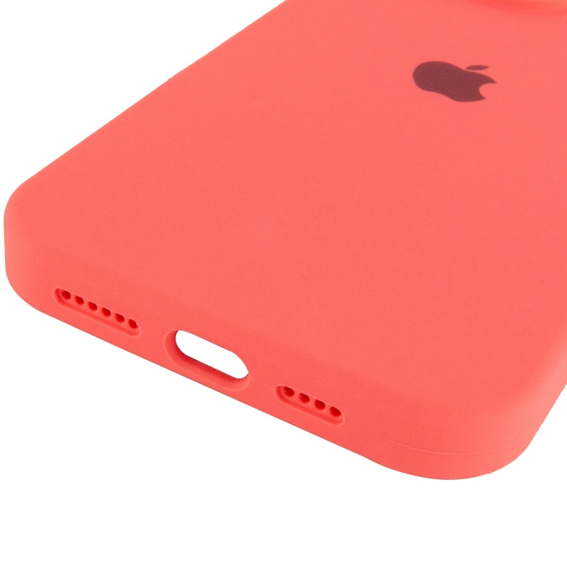 Чохол Silicone Case з закритим низом на Apple iPhone 14 Pro (6.1") – Кавуновий / Watermelon red. Фото 8 з 8