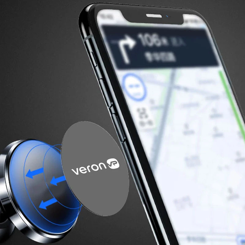 Набір пластин для магнітних холдерів Veron MP48 (2шт) – Black. Фото 4 з 5