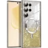 Чохол з блискітками, захисними лінзами на камеру та MagSafe на Samsung Galaxy S21 Ultra – Золотий / Gold. Фото 1 з 4
