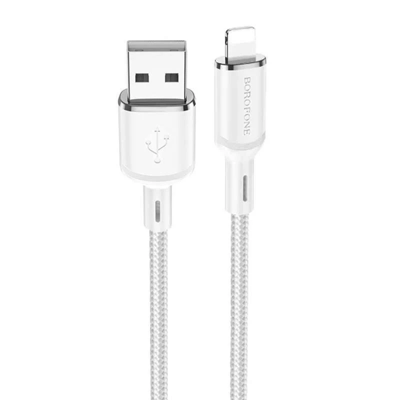

Дата кабель Borofone BX90 Cyber USB to Lightning (1m) (White)