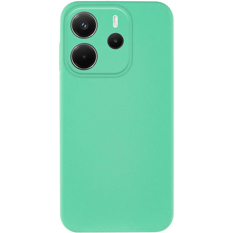 Чехол Silicone Cover Ummi Lakshmi Full Camera (AA) для Xiaomi Redmi Note 14 Pro 5G – Ментоловый / Mint. Фото 1 из 1